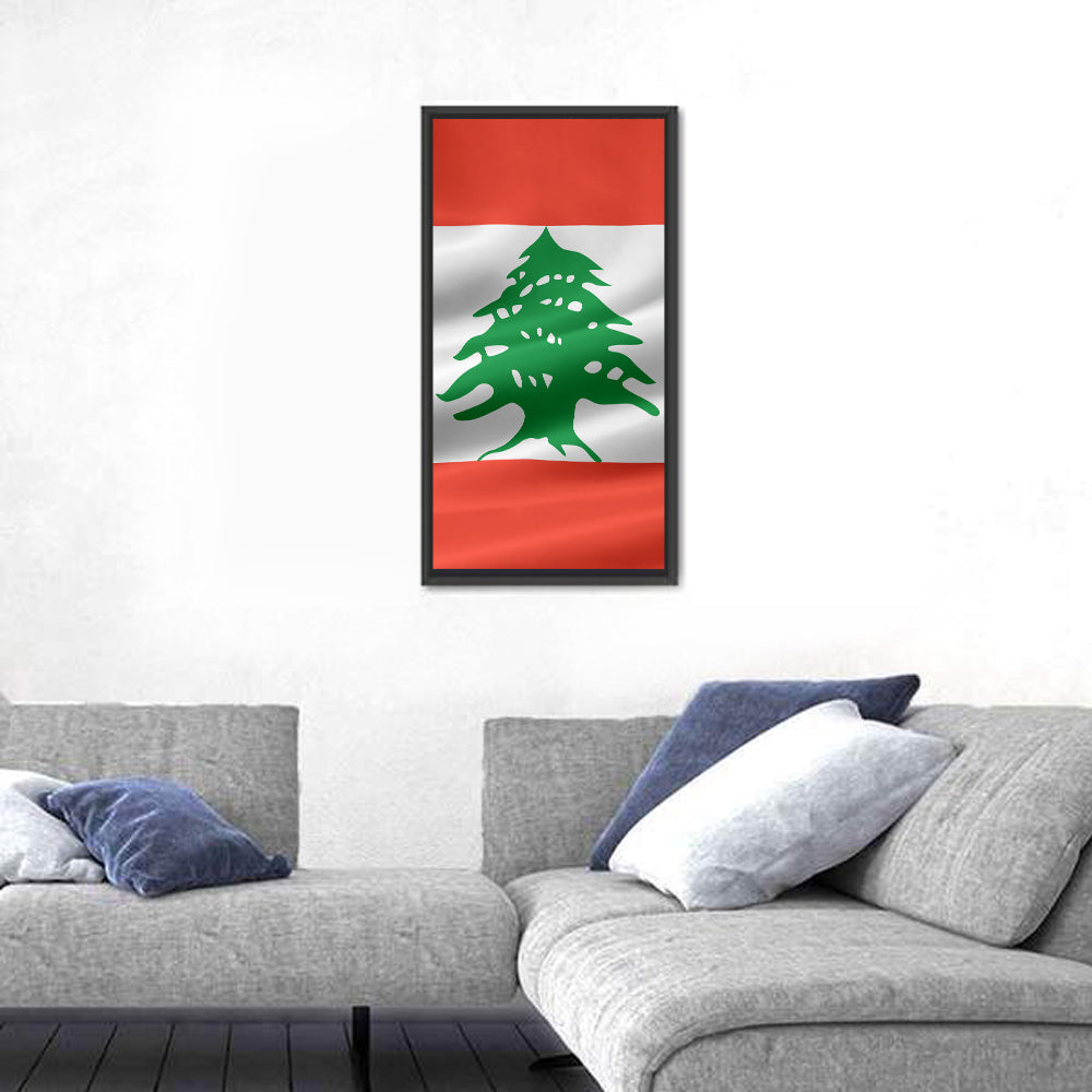 Flag Of Lebanon Wall Art