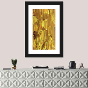 Gold Color Oil Painting Wall Art