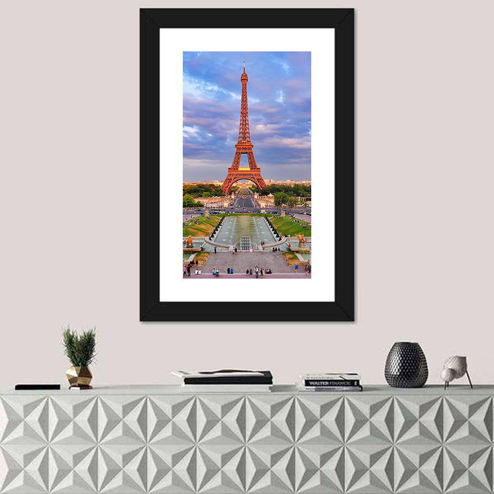 Eiffel Tower at Golden Hour Wall Art
