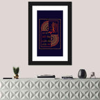 "O Allah You are the sal m and from You Salam" Calligraphy Wall Art