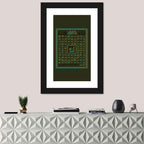 99 Names of Allah Calligraphy Wall Art