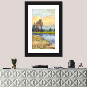 Stillness Of The Lake Wall Art