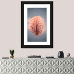 Anatomical Brain with Particles Wall Art