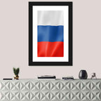 Russian Tricolor Flag Wall Art