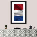 Dutch Tricolor Flag Wall Art