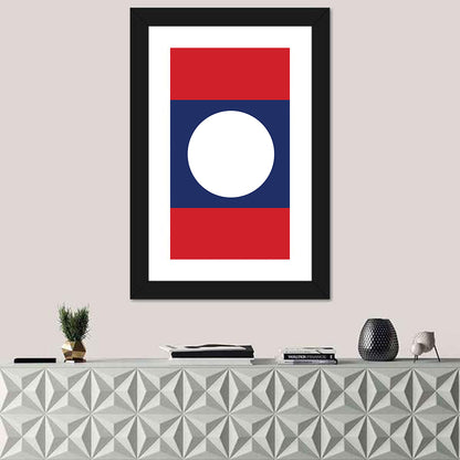 Flag Of Laos Wall Art