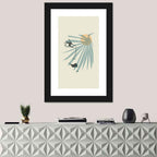 Palm Leaf Profile Line Wall Art