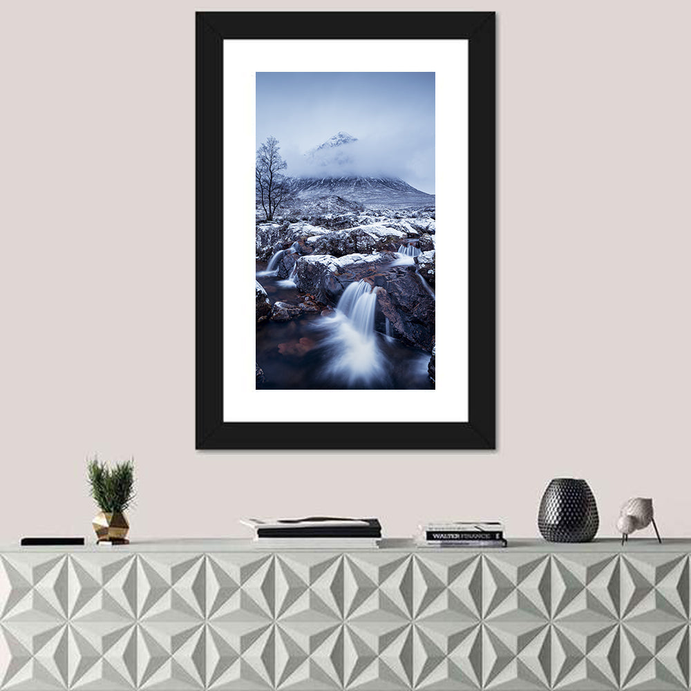Buachaille Etive Mor Winter Mountain Wall Art