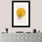 Olive Branch Sun Line Wall Art