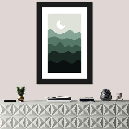 Mountains Boho Minimalist Wall Art