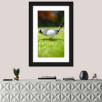 Golf Ball with Driver on Tee Wall Art