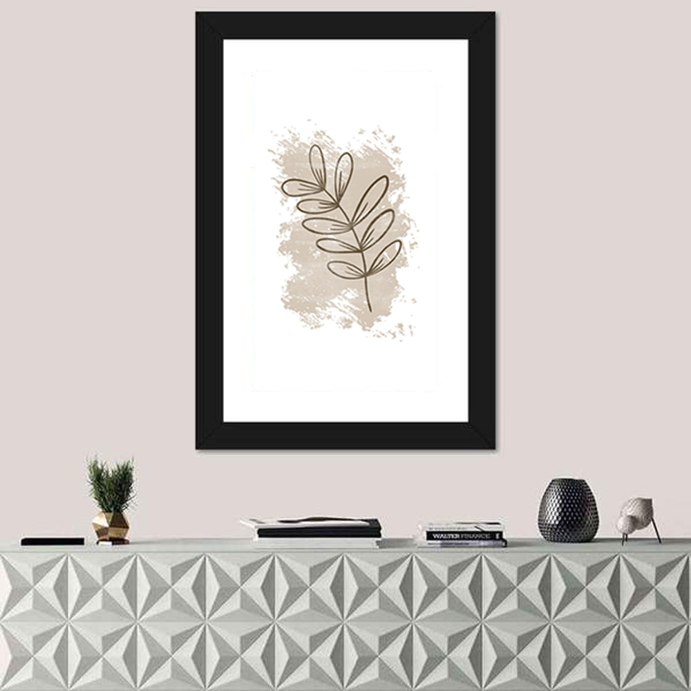Centered Leaf Study Wall Art