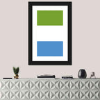 Sierra Leone Tricolor Flag Wall Art