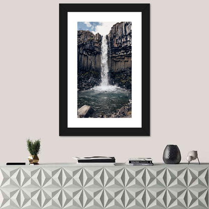 Svartifoss Basalt Waterfall Wall Art
