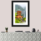 Seiganto-ji Pagoda at Nachi Falls Wall Art