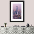 Kingdom Centre Riyadh at Dusk Wall Art