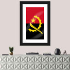 Flag of Angola Wall Art