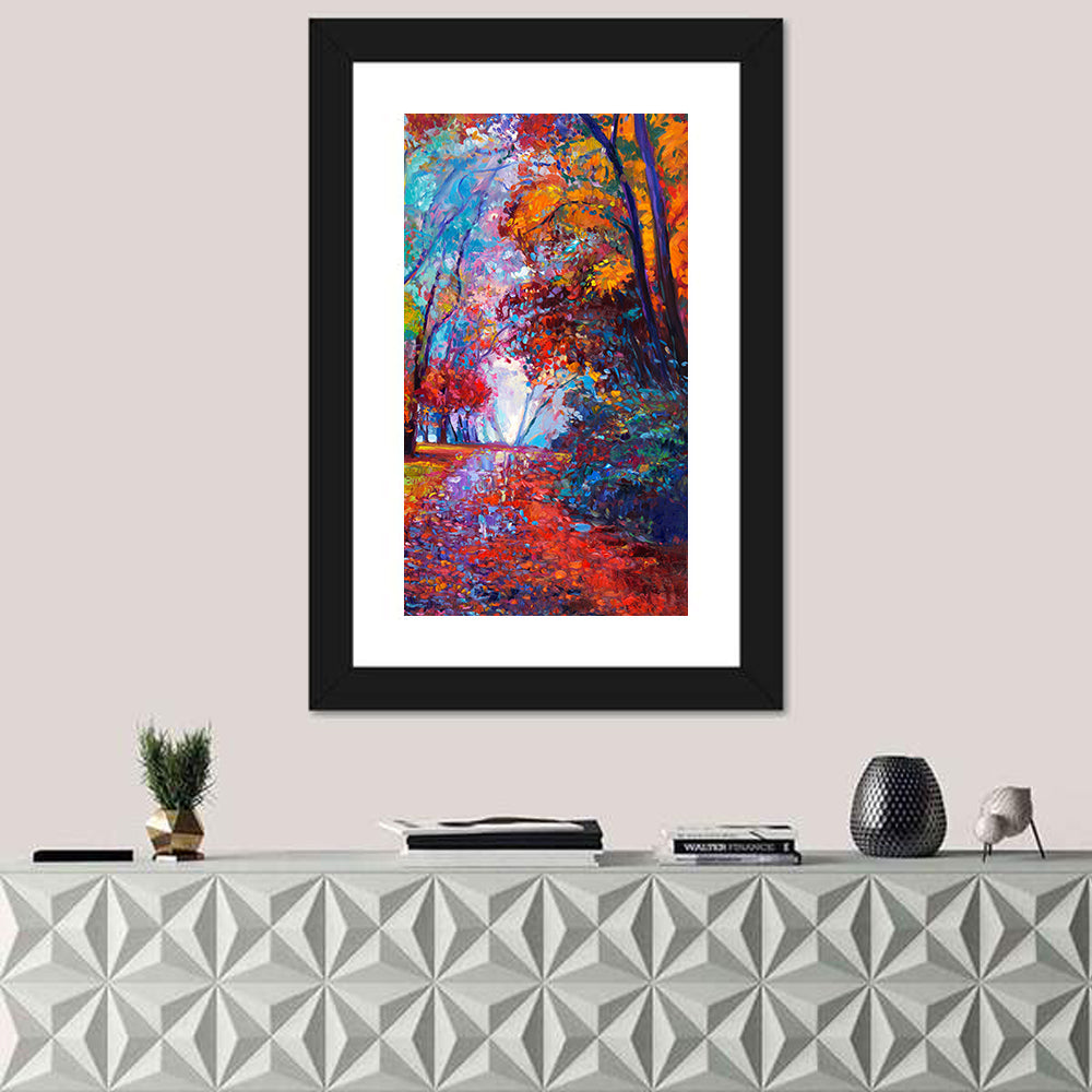 Autumn Forest Path Wall Art