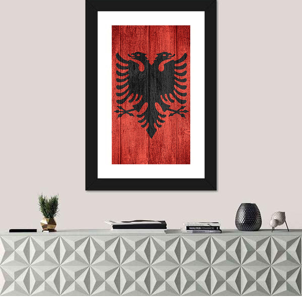 Flag Of Albania Wall Art