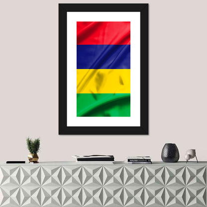 Flag Of Mauritius Wall Art