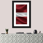 Flag of Latvia Wall Art