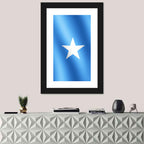 Somalia Flag with Five-pointed Star Wall Art