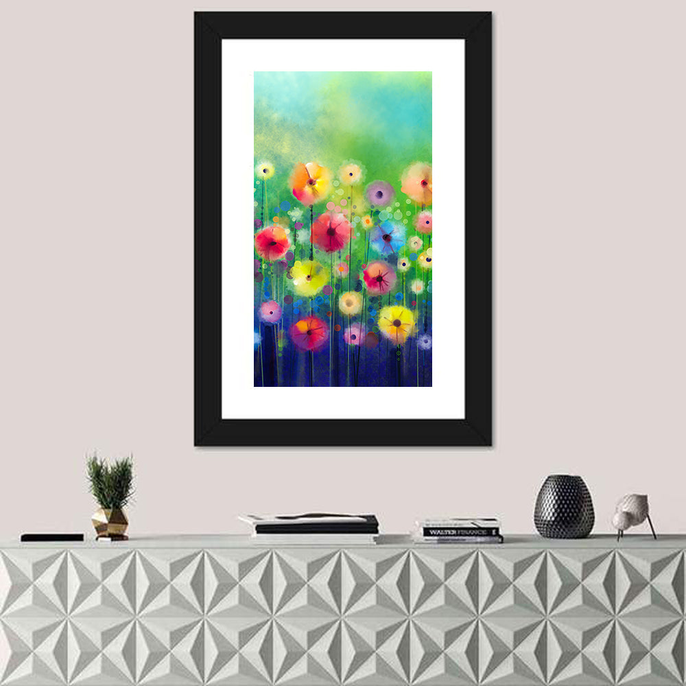 Dreamy Watercolor Poppies Wall Art