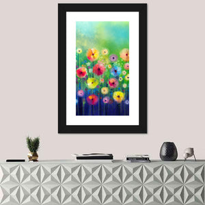 Floral Watercolor Abstract Wall Art