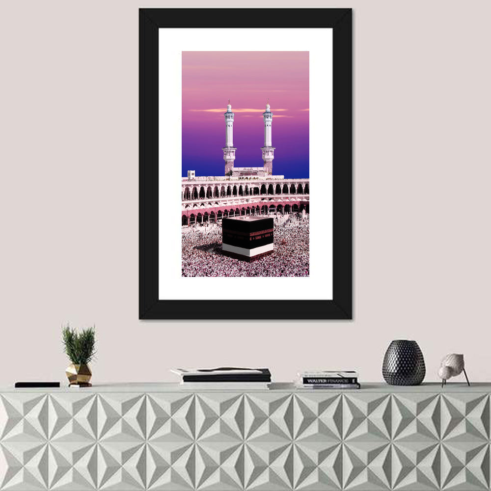Kaaba at Twilight Wall Art