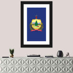 Vermont State Flag Wall Art