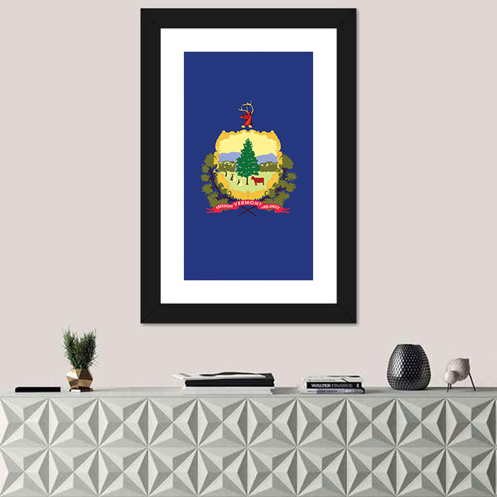 Vermont State Flag Wall Art