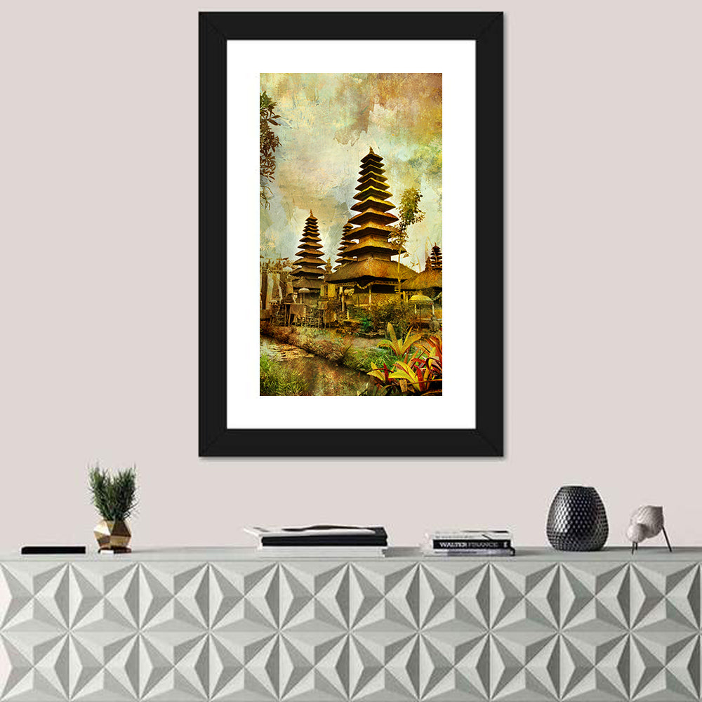Balinese Temple Wall Art