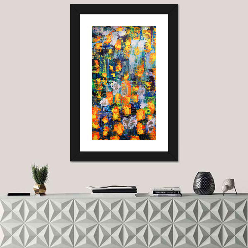 Illuminated Abstract Color Field Wall Art