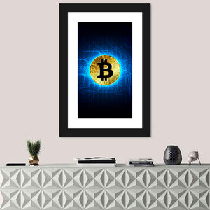 Bitcoin Digital Currency Wall Art