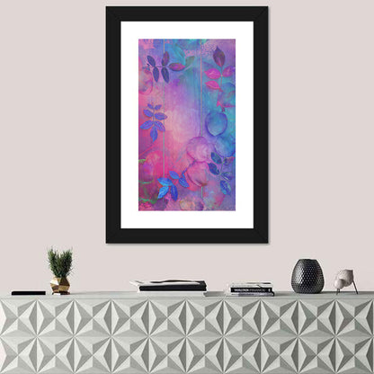 Dreamy Pink Rose Botanical Study Wall Art