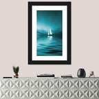 Sailboat at Dusk Wall Art