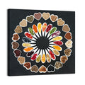 Circular Heart Bowls of Fresh Ingredients Wall Art