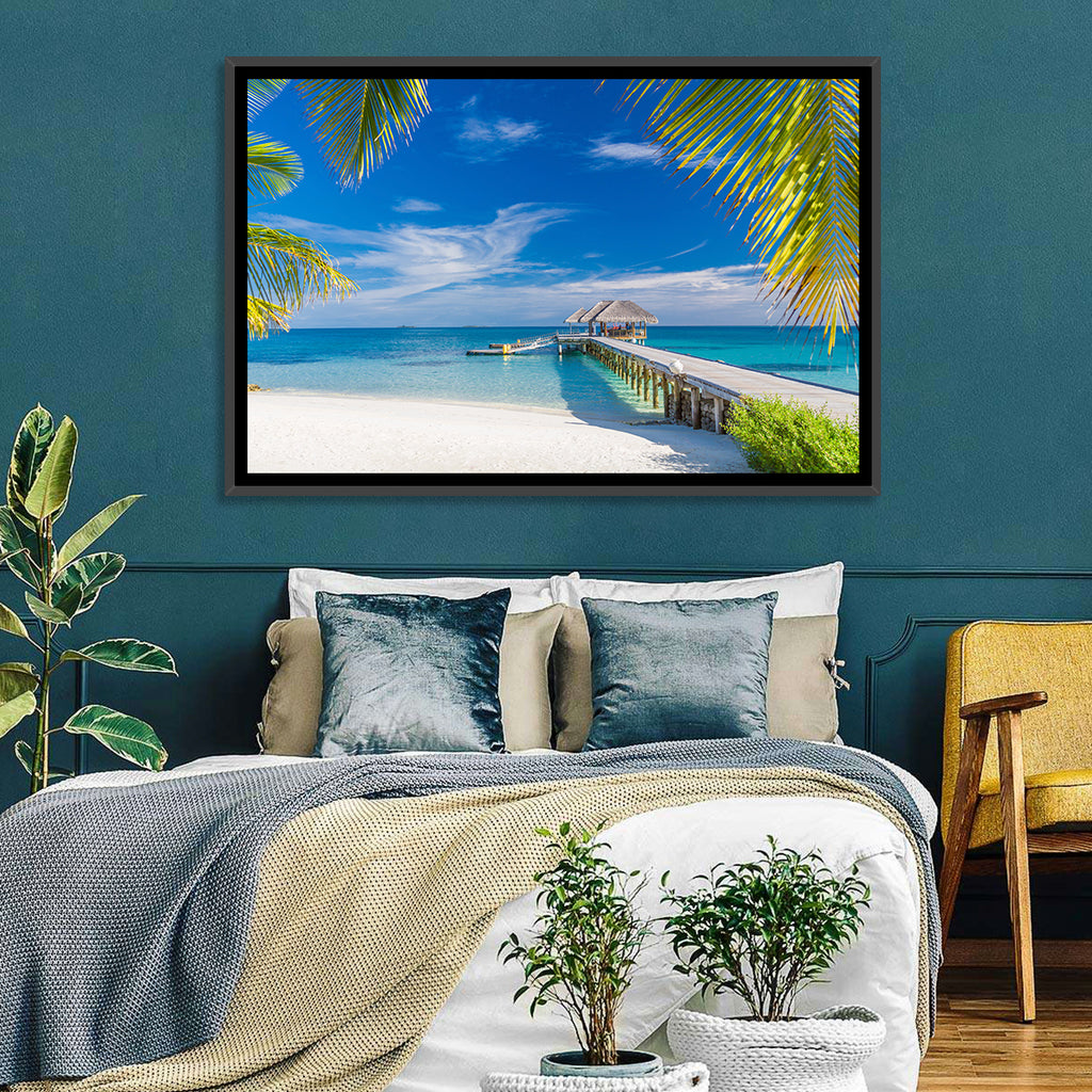 Maldives Overwater Pier Wall Art