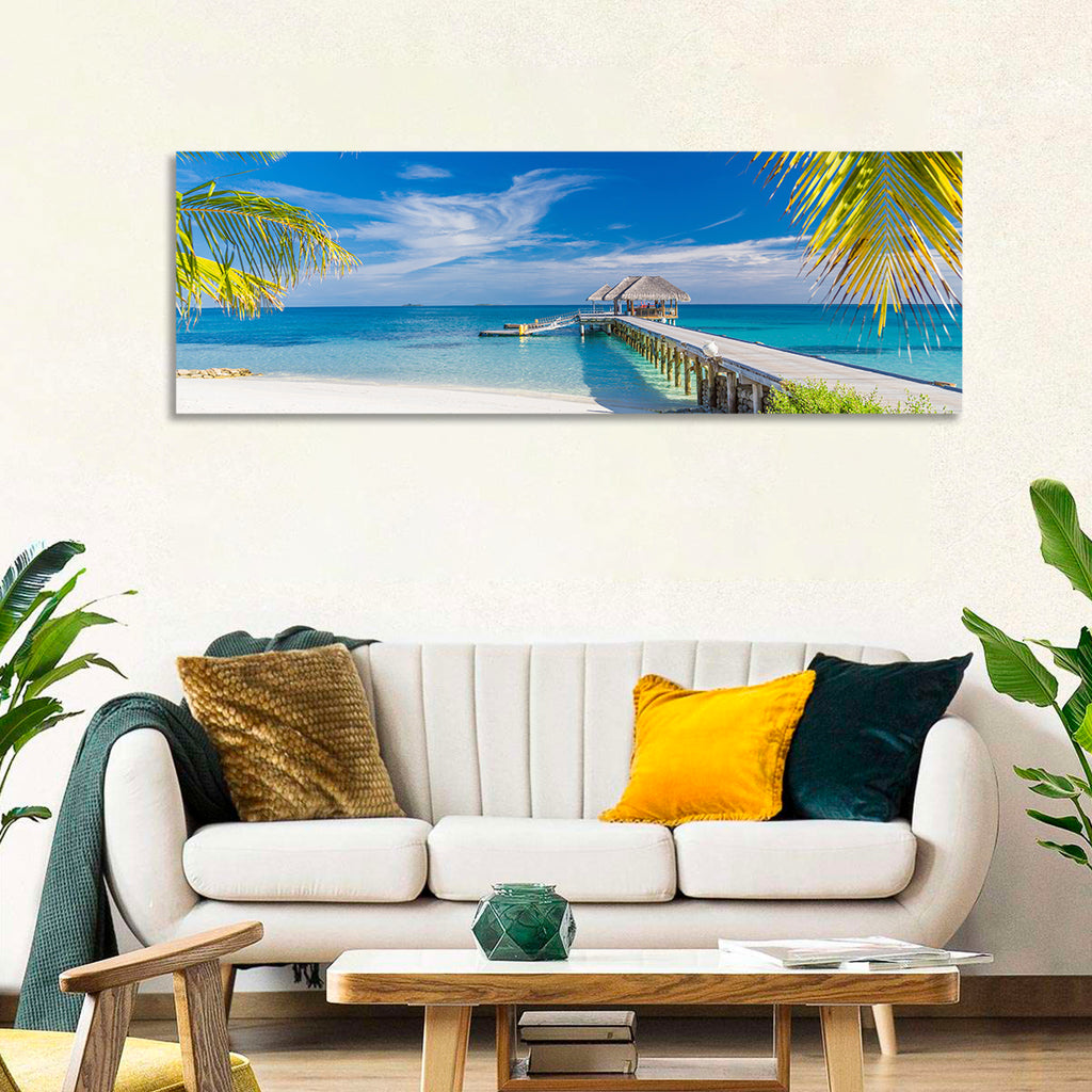 Maldives Overwater Pier Wall Art