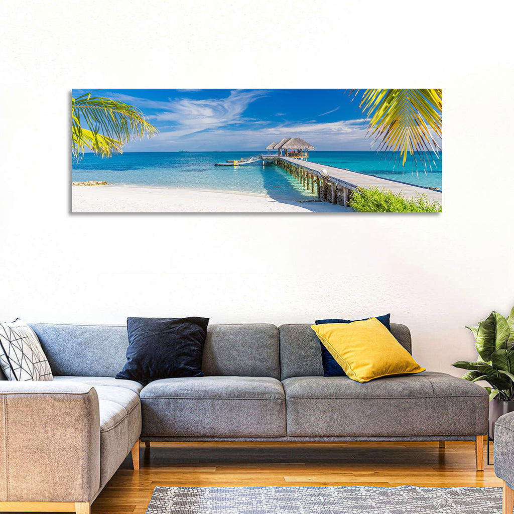 Maldives Overwater Pier Wall Art