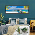 Maldives Overwater Pier Wall Art
