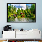 Finnish Lakeside Cottages Wall Art