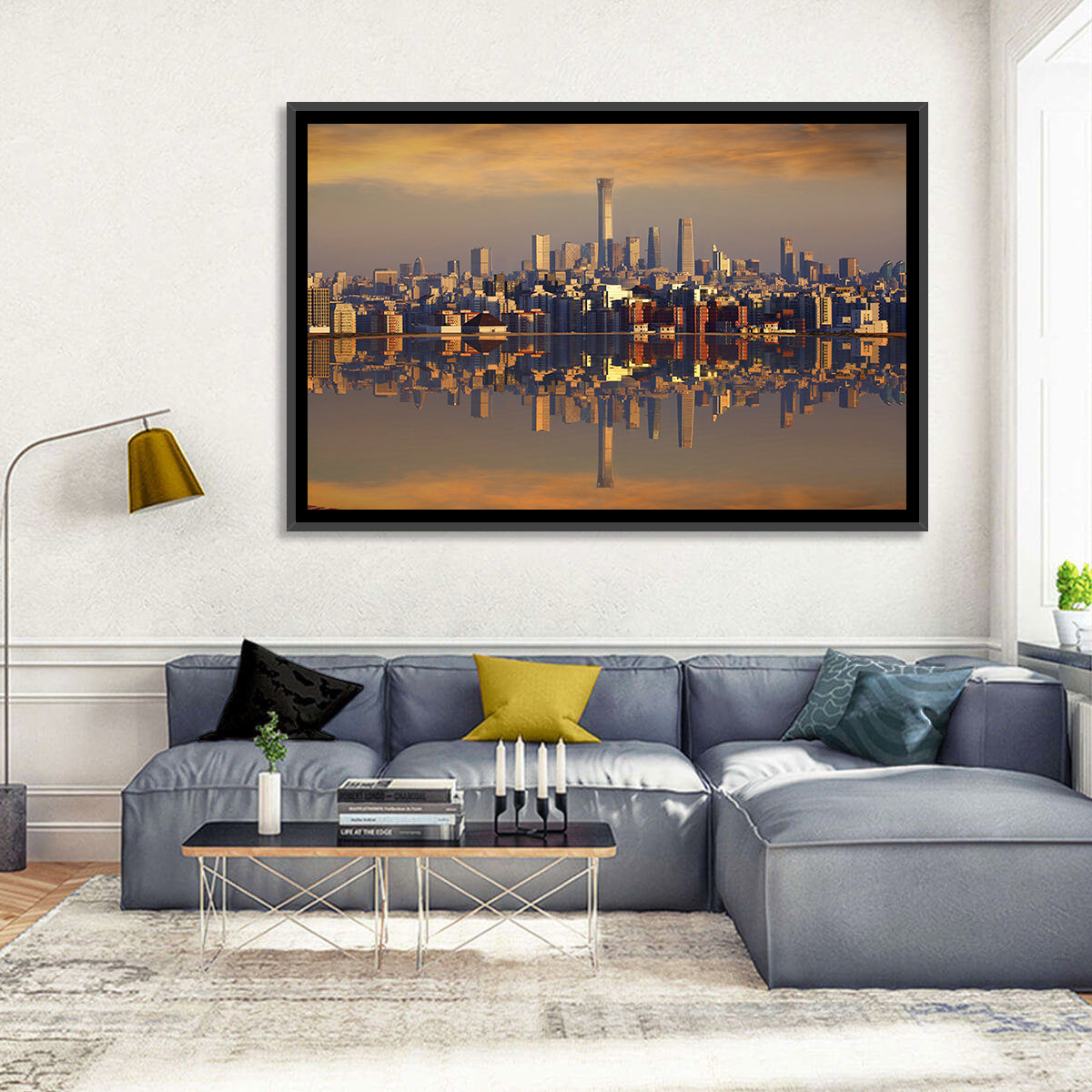 Beijing Citic Tower Skyline Wall Art