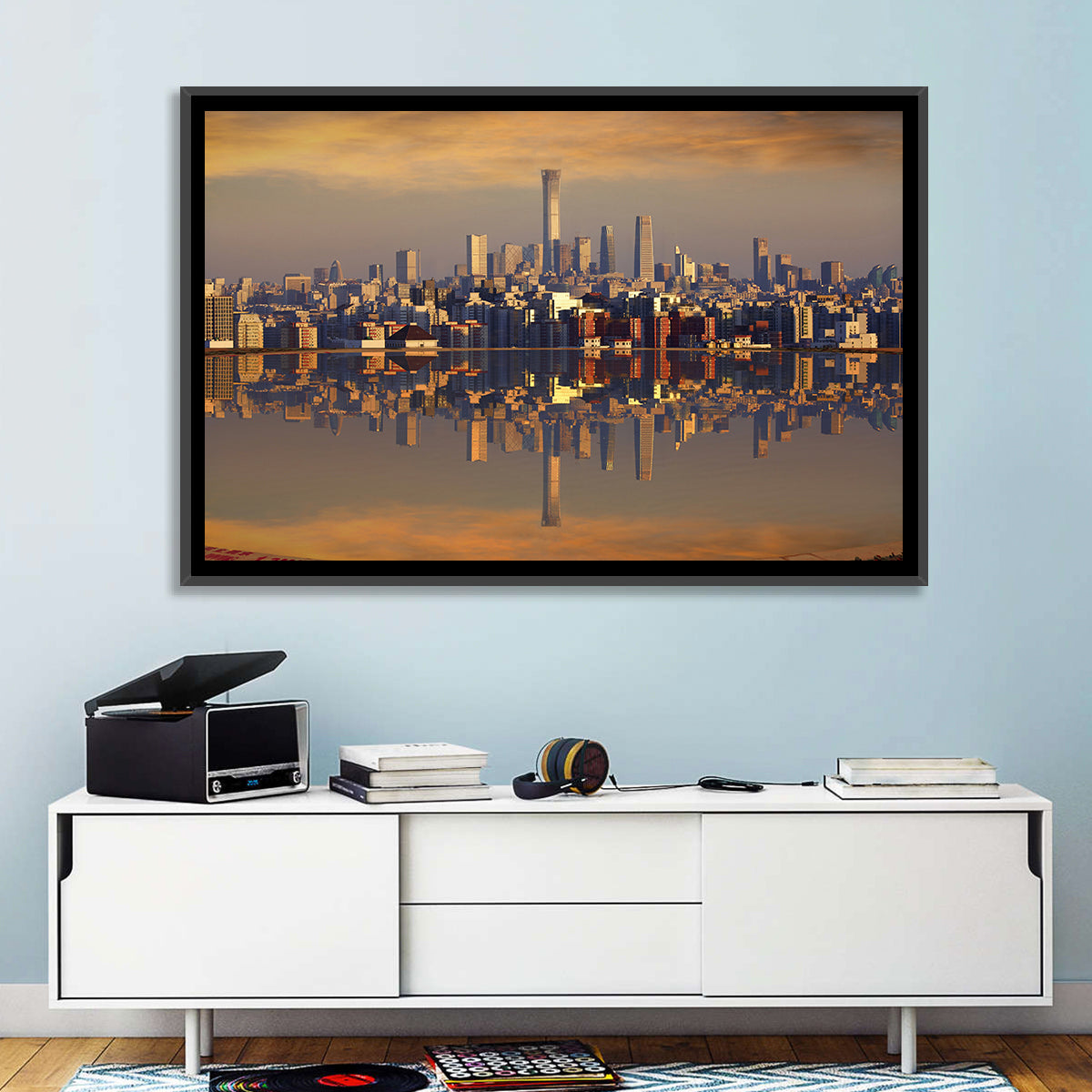 Beijing Citic Tower Skyline Wall Art