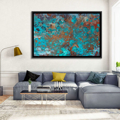 Oxidized Metal Abstract Texture Wall Art
