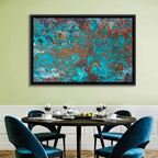 Oxidized Metal Abstract Texture Wall Art