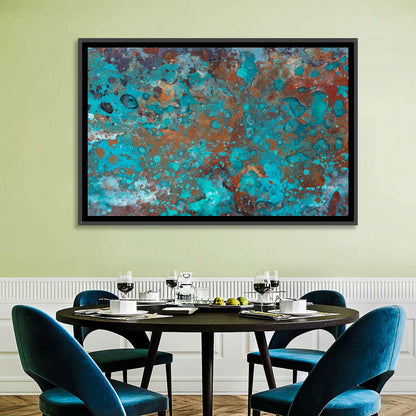 Oxidized Metal Abstract Texture Wall Art