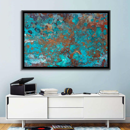 Oxidized Metal Abstract Texture Wall Art