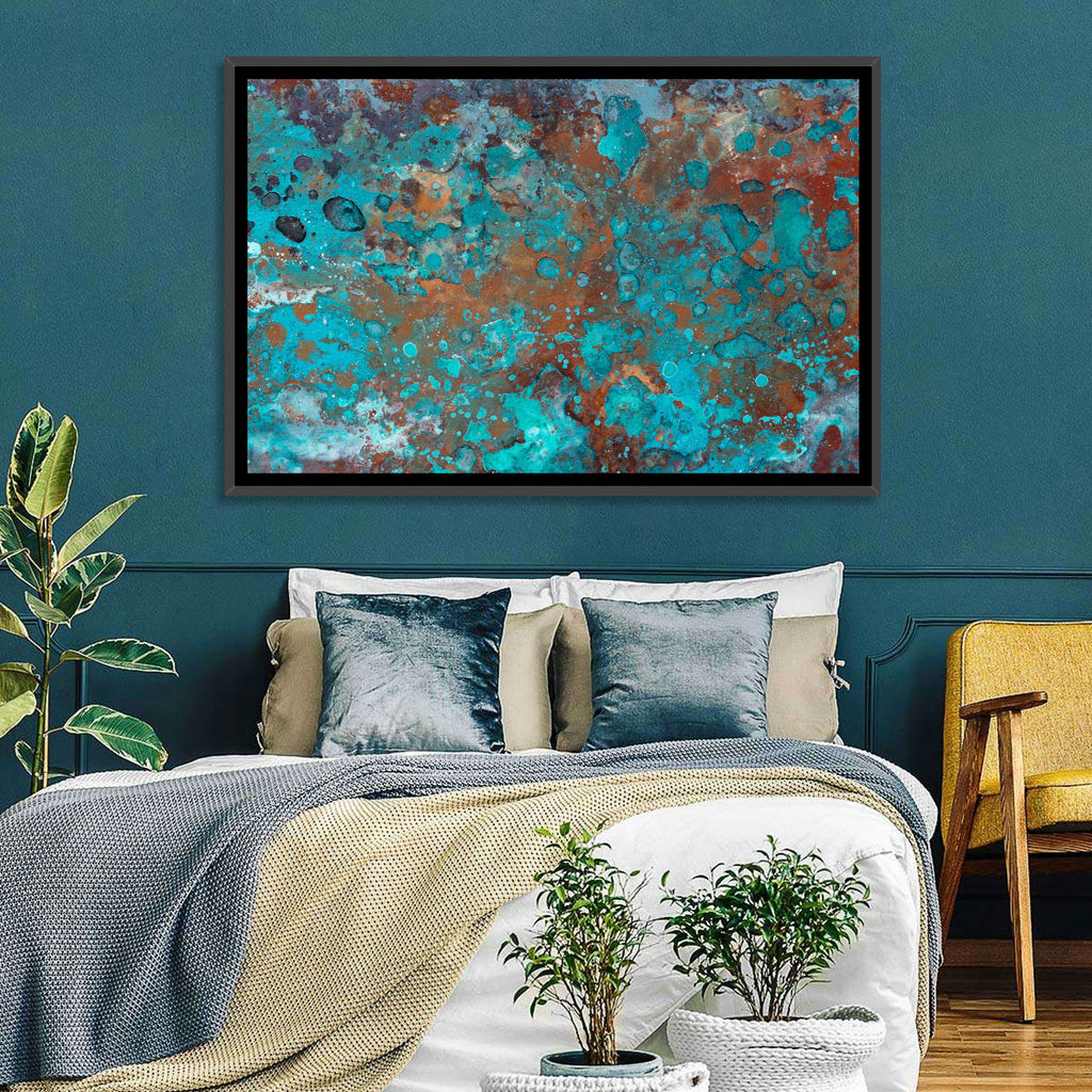 Oxidized Metal Abstract Texture Wall Art