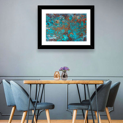 Oxidized Metal Abstract Texture Wall Art